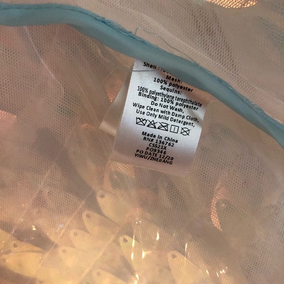 Andy & Evan Neiman Marcus Blue Sequin Rain Coat 3T @mariacople1 - Picture 5 of 9